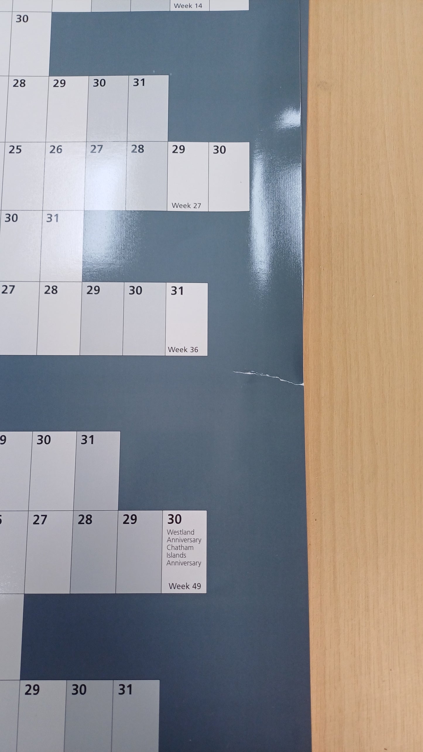 Office max 2026 wall planner