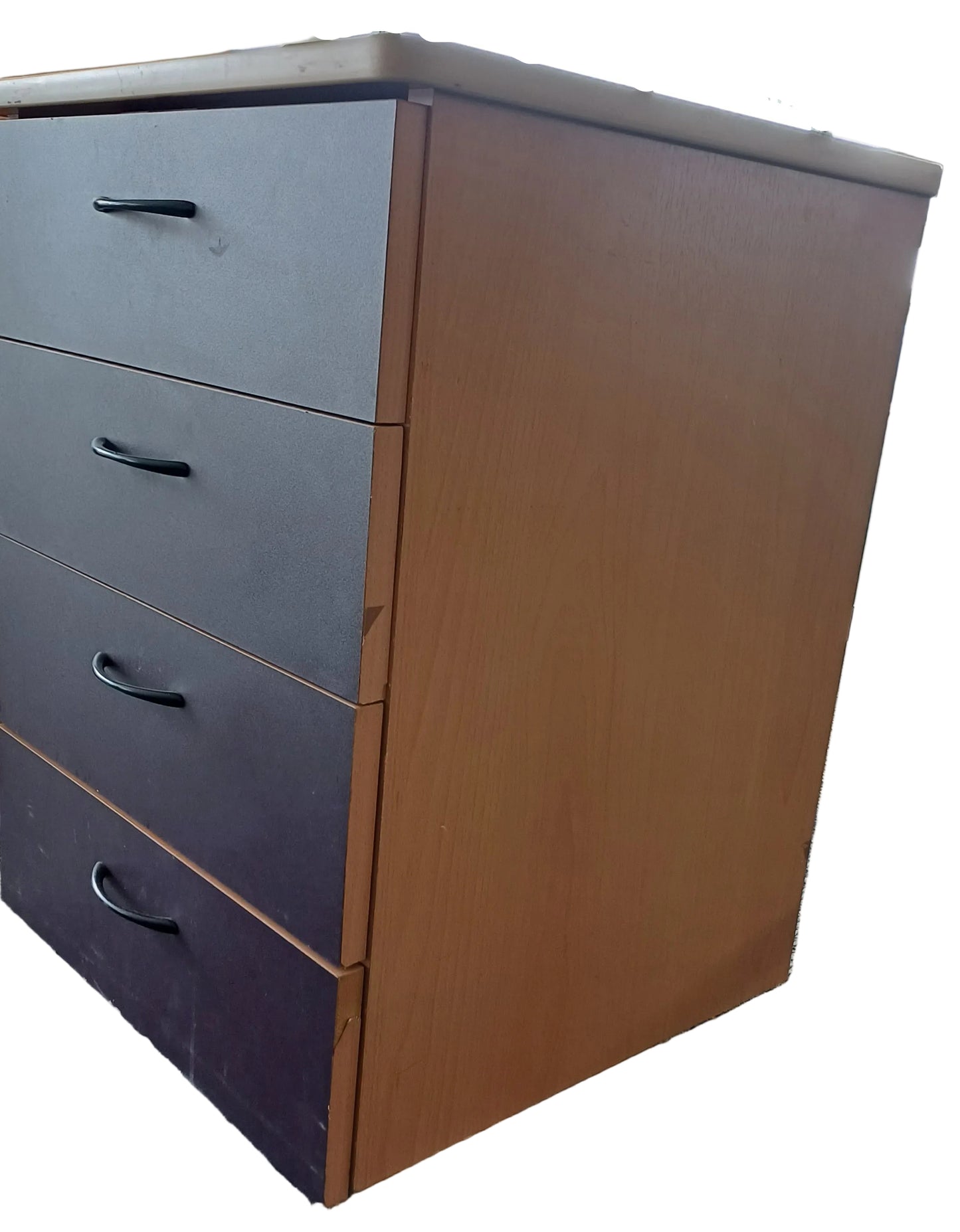 Beige 4 drawer cabinet