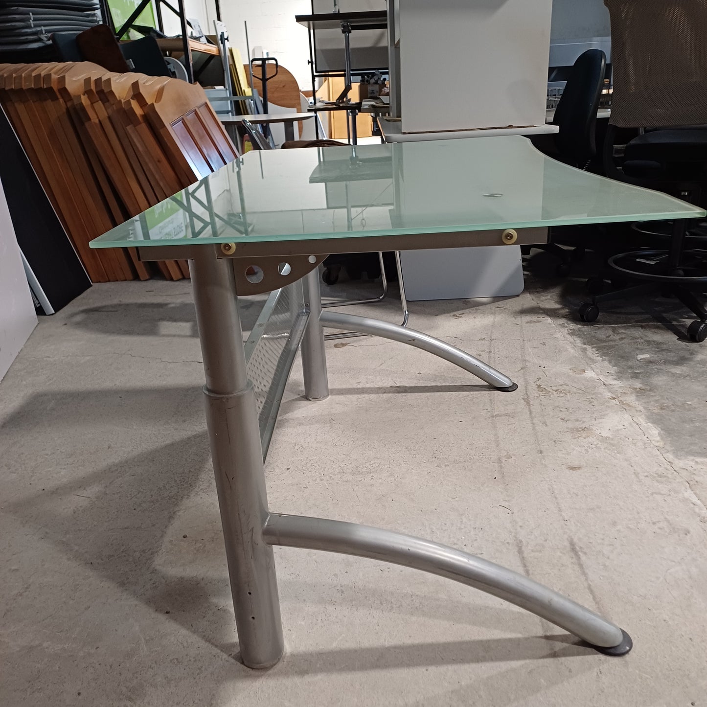 Glass Office Desk