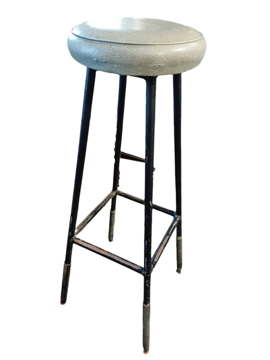 Grey high rise stool
