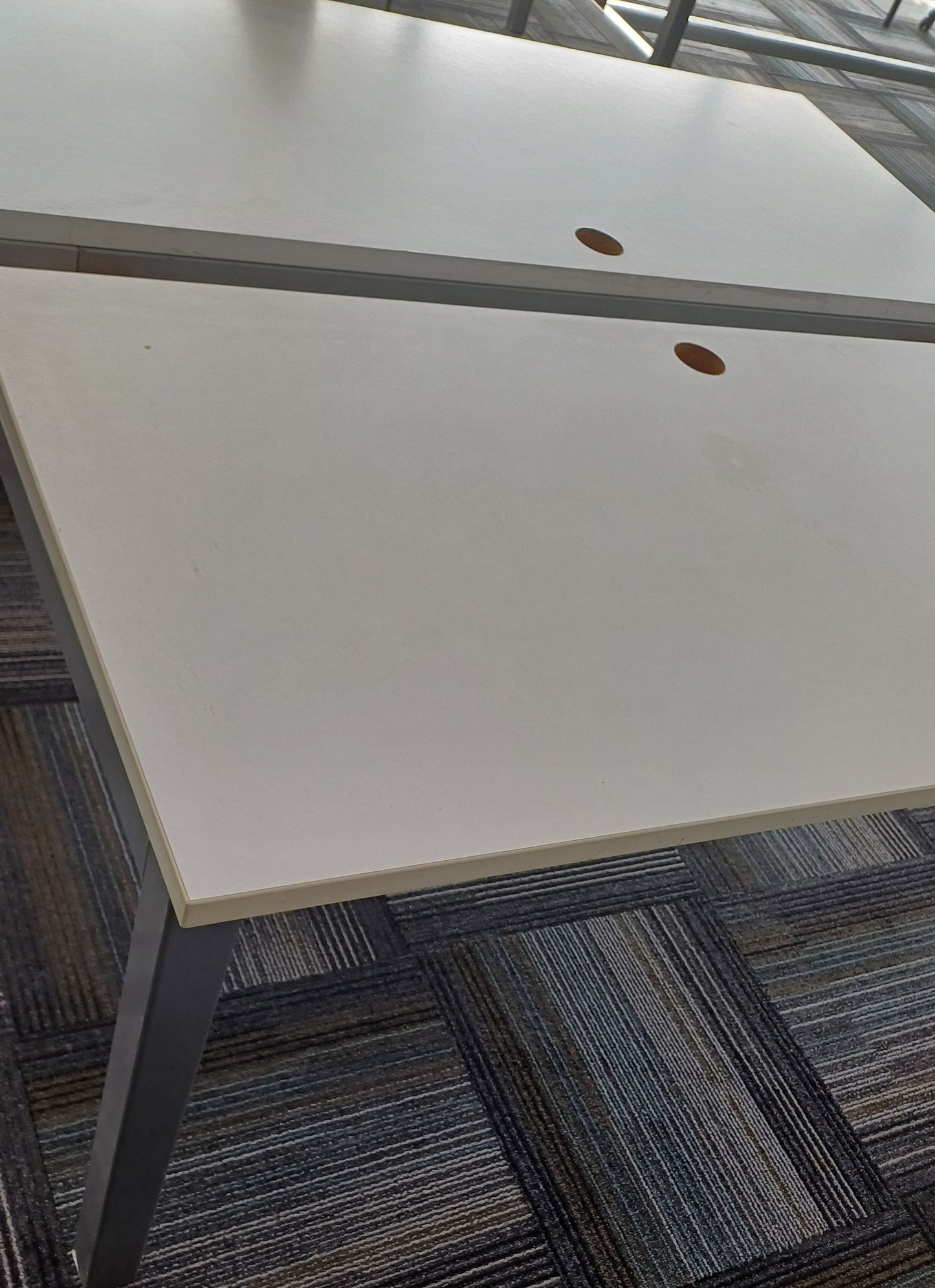 White double desk 1500mm