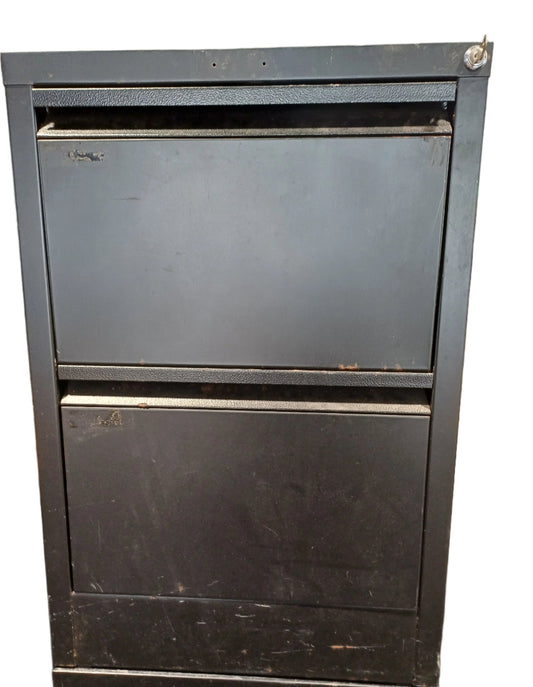 Black filling cabinet