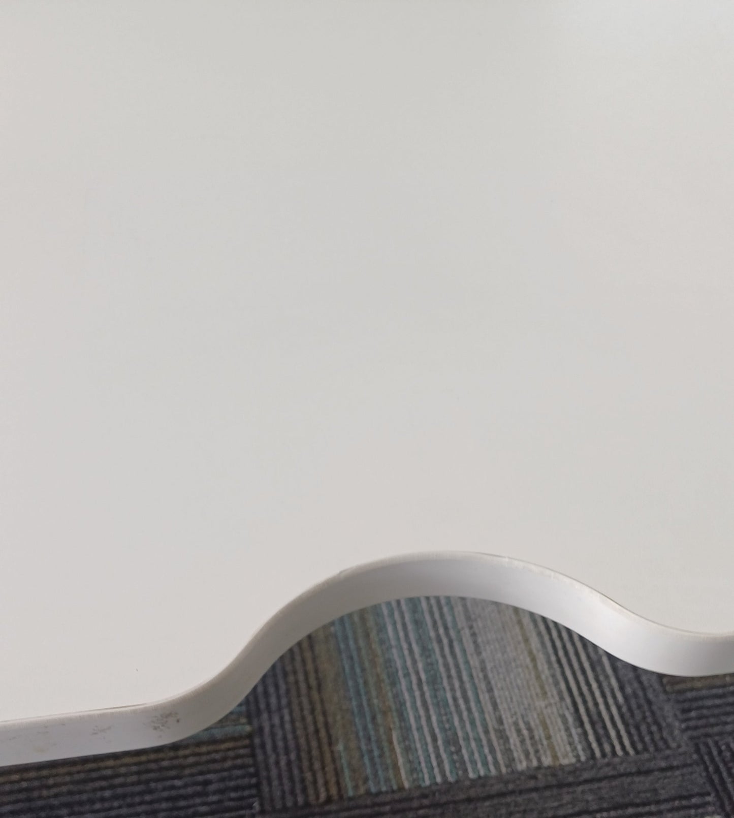 White Straight Desk 1500mm