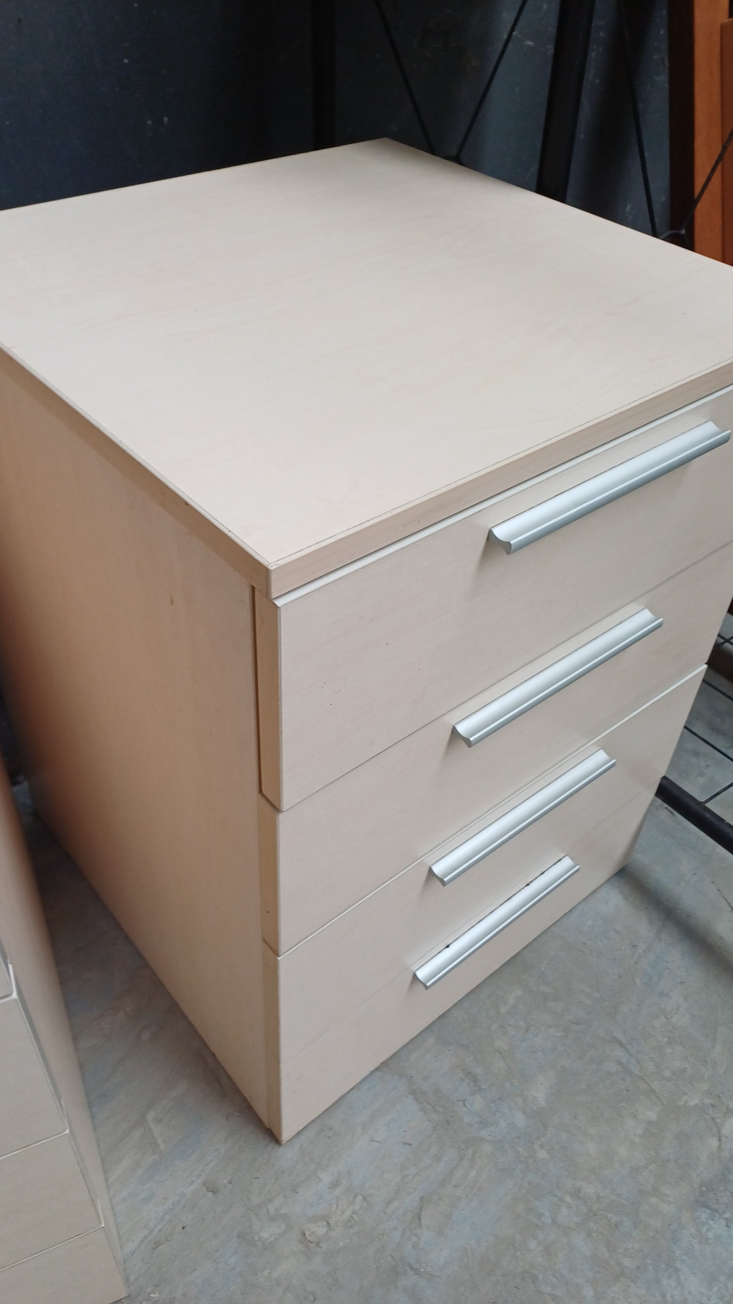 Cream small office cabinet