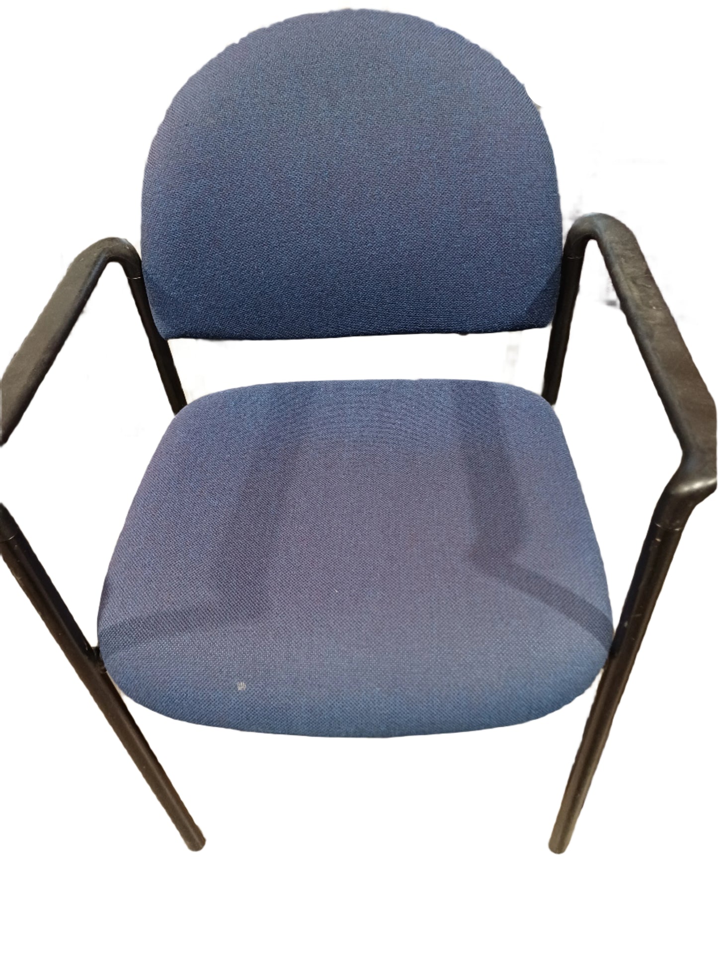 Blue reception armchair