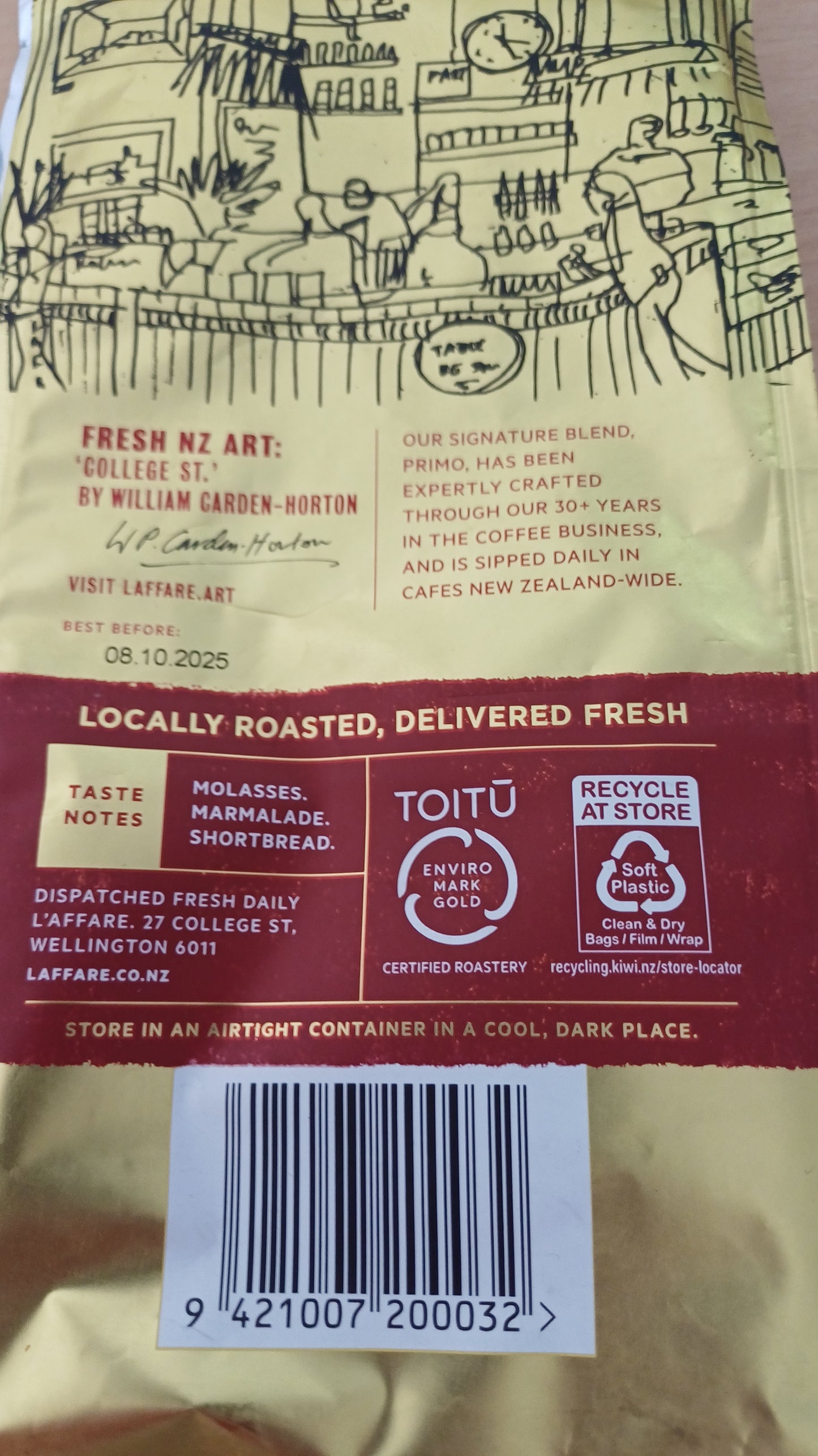 L'affare Primo Plunger & Filter Ground Coffee 200g