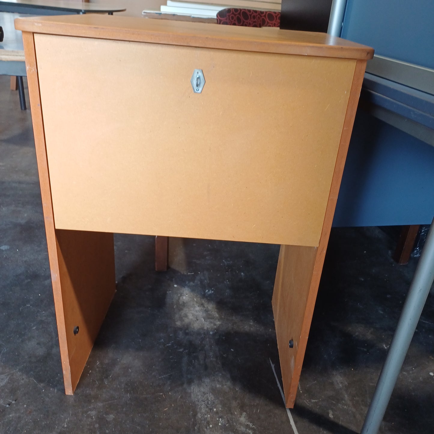 Cabinet with a door