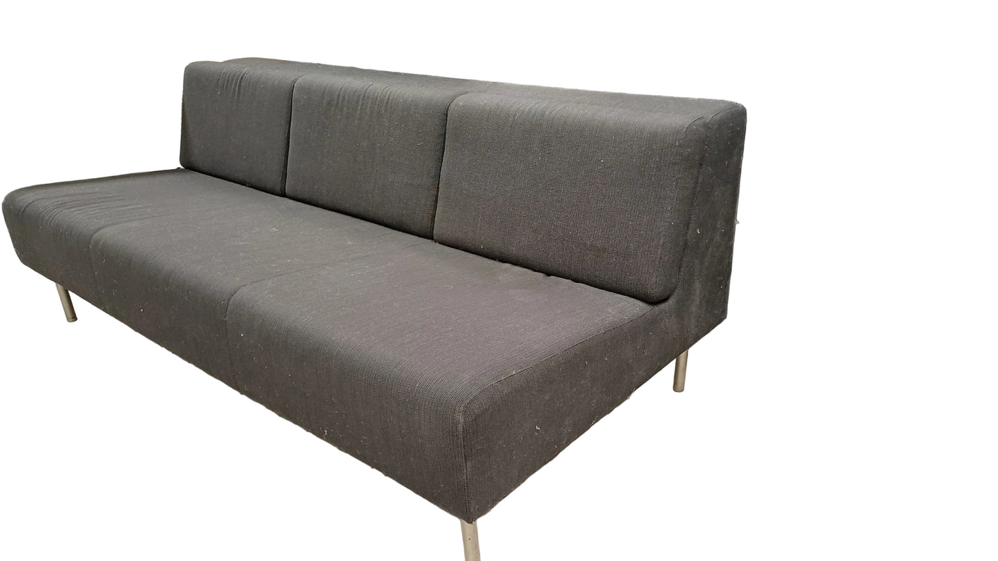 Dark grey 3 seater couch