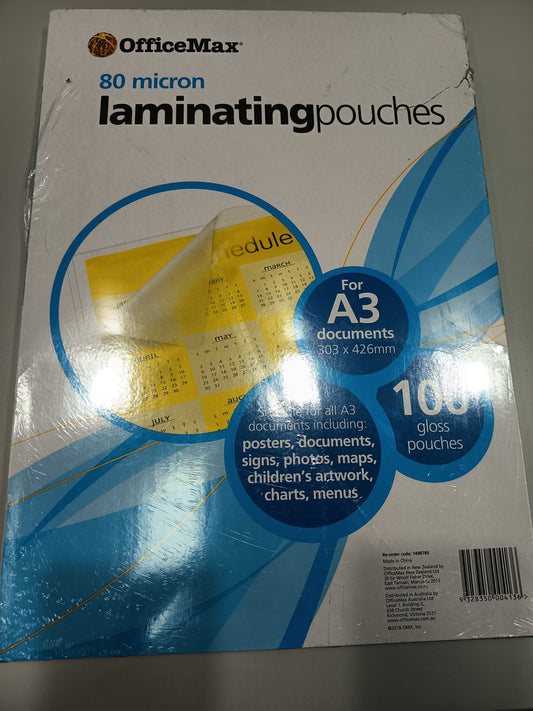 A3 laminating Pouches