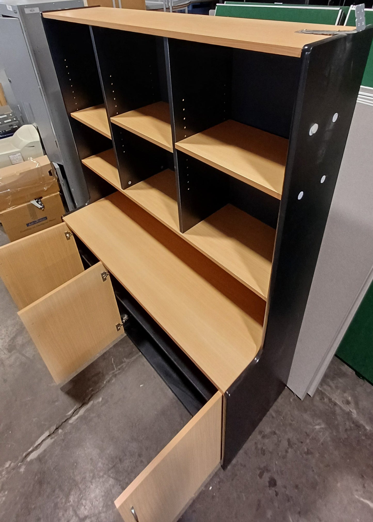 Shelving unit with Cupboards and Shelves