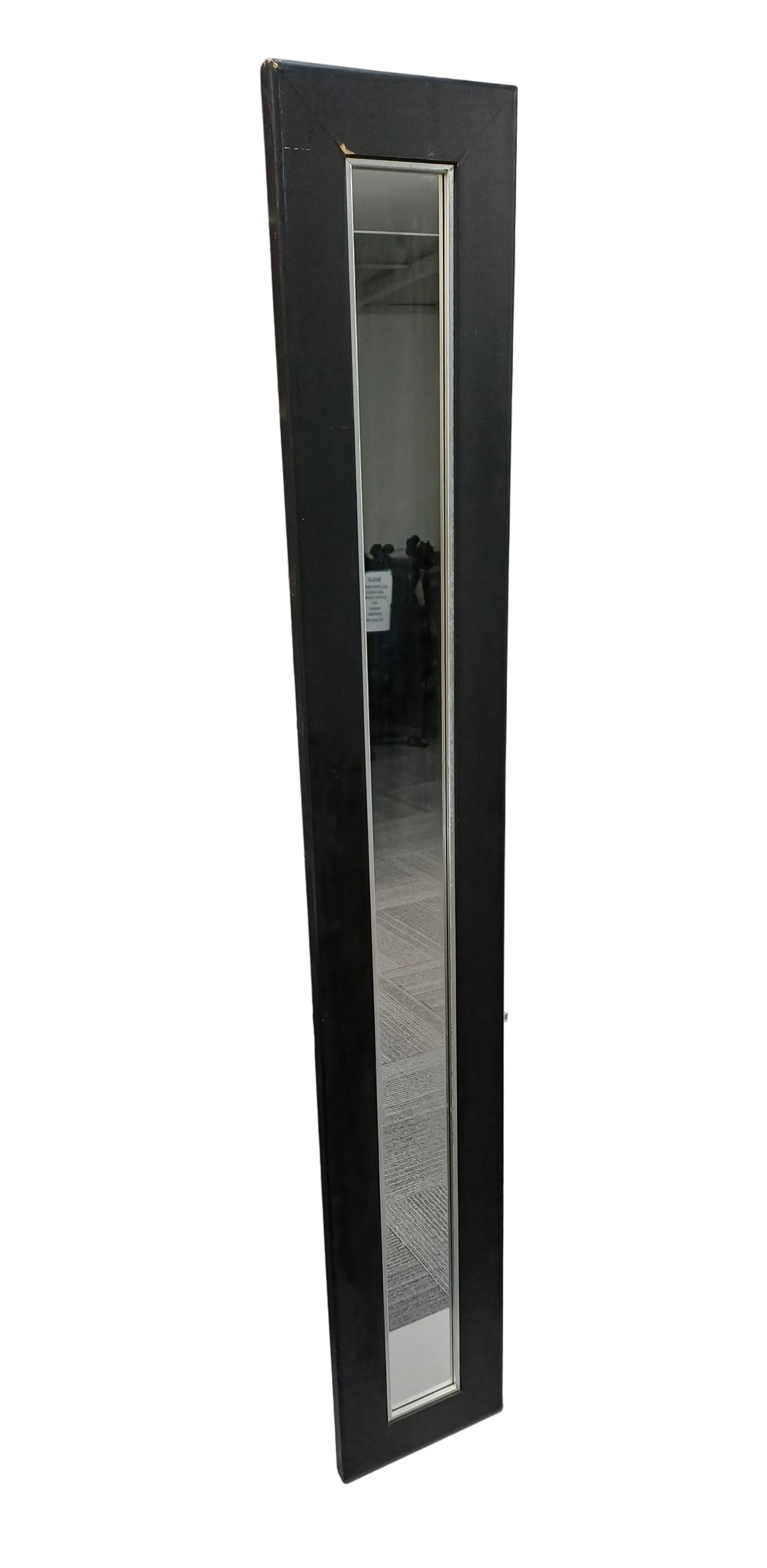 Black wall mounting mirror