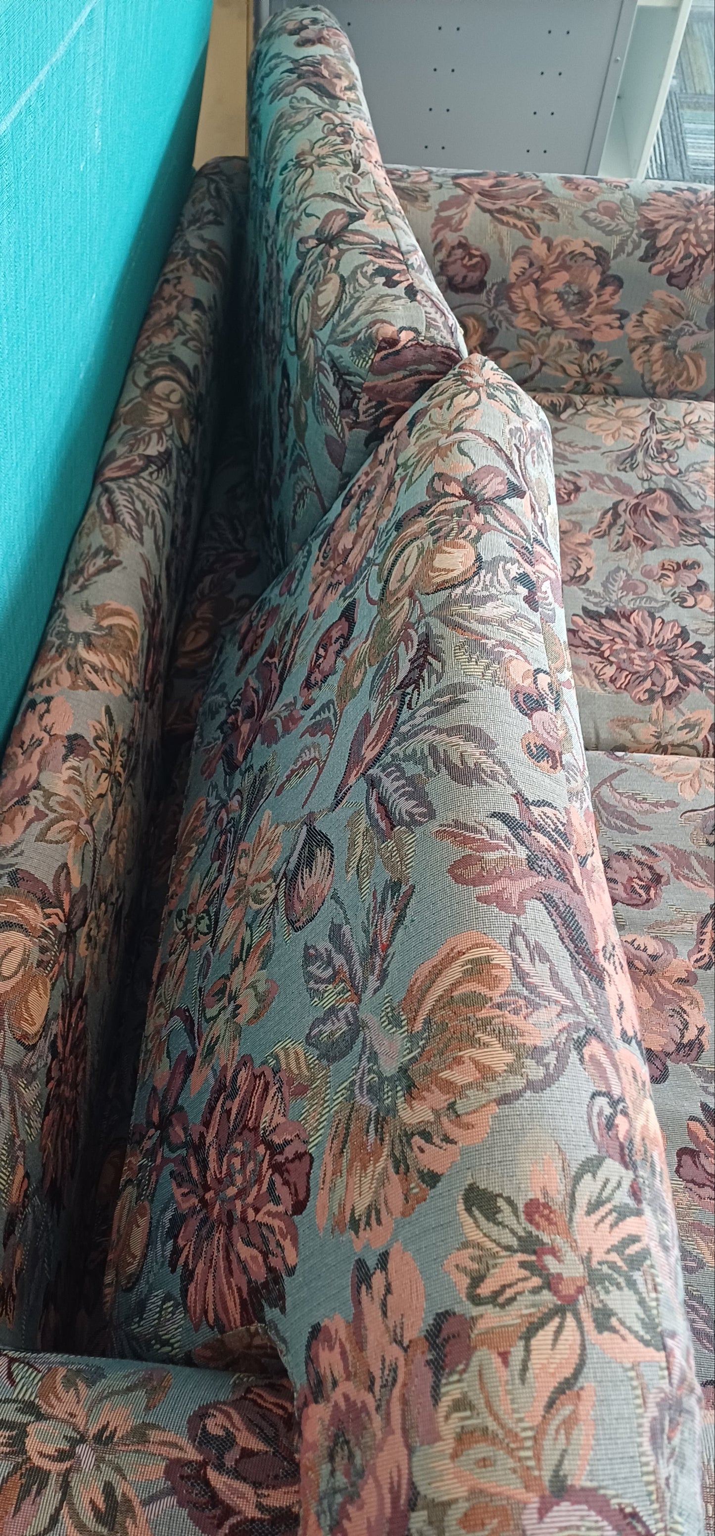 Floral 2 seater couch