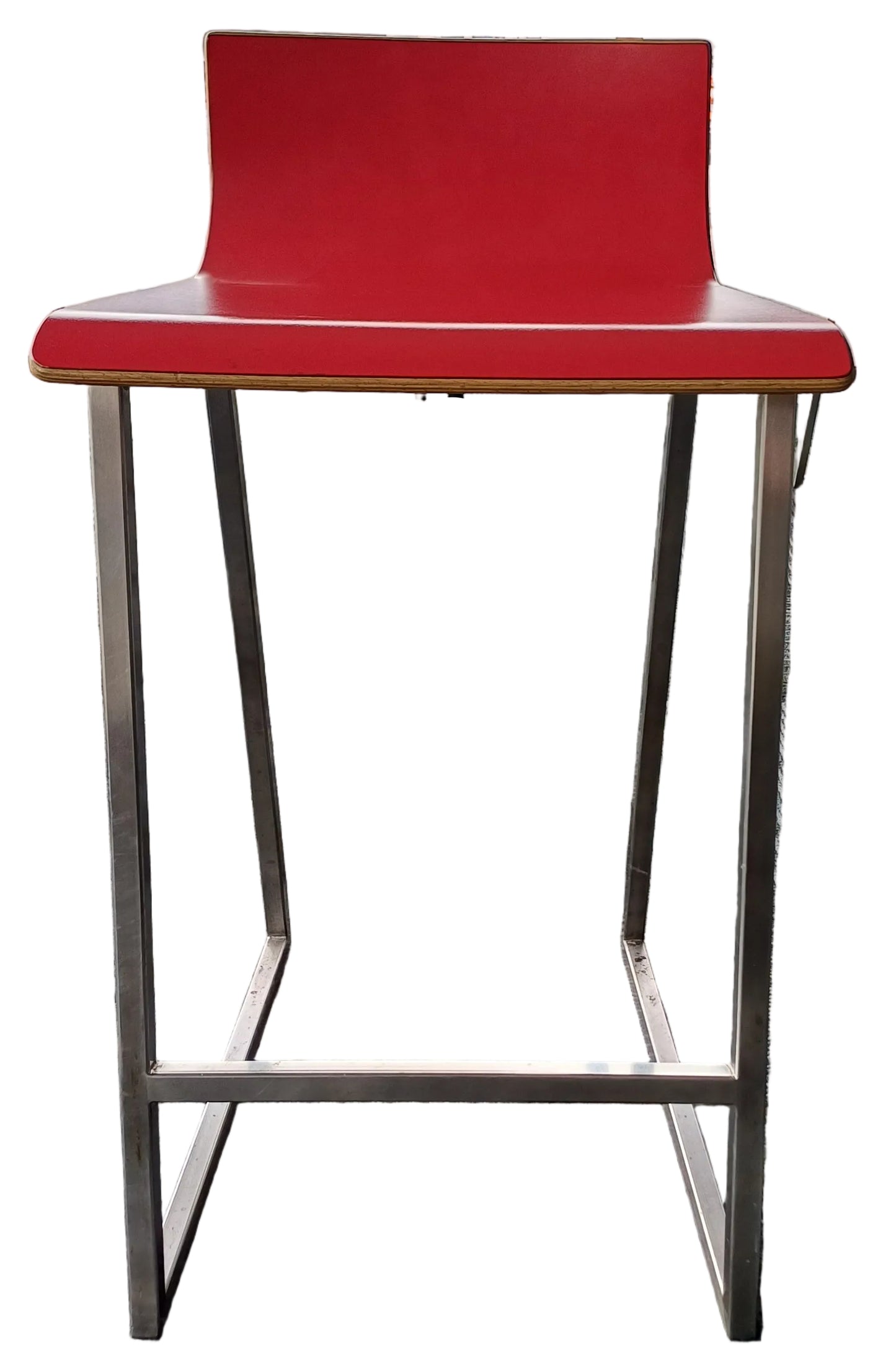 Short Red Bar stool