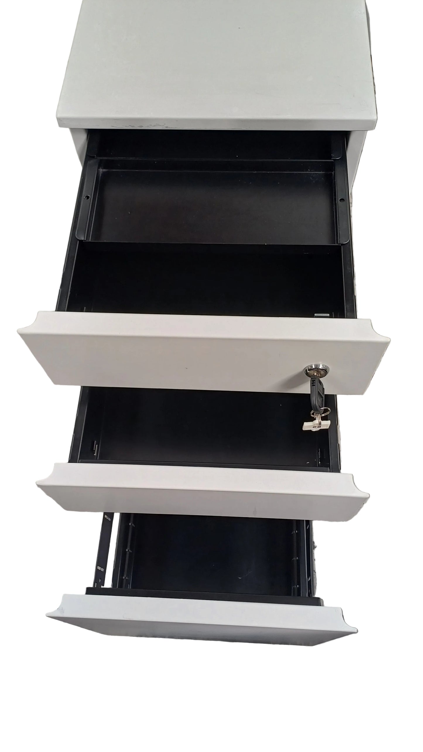 White 3 drawers cabinet