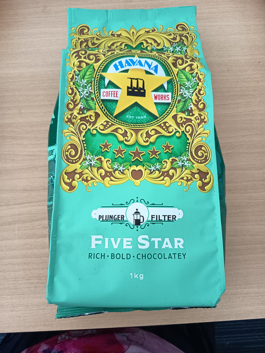Havana five star plunger/filter coffee