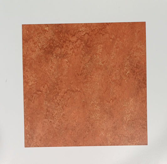 Linoleum Tiles - Terracotta Colour