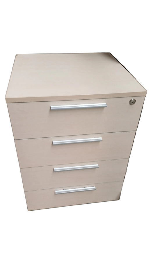 Cream small office cabinet