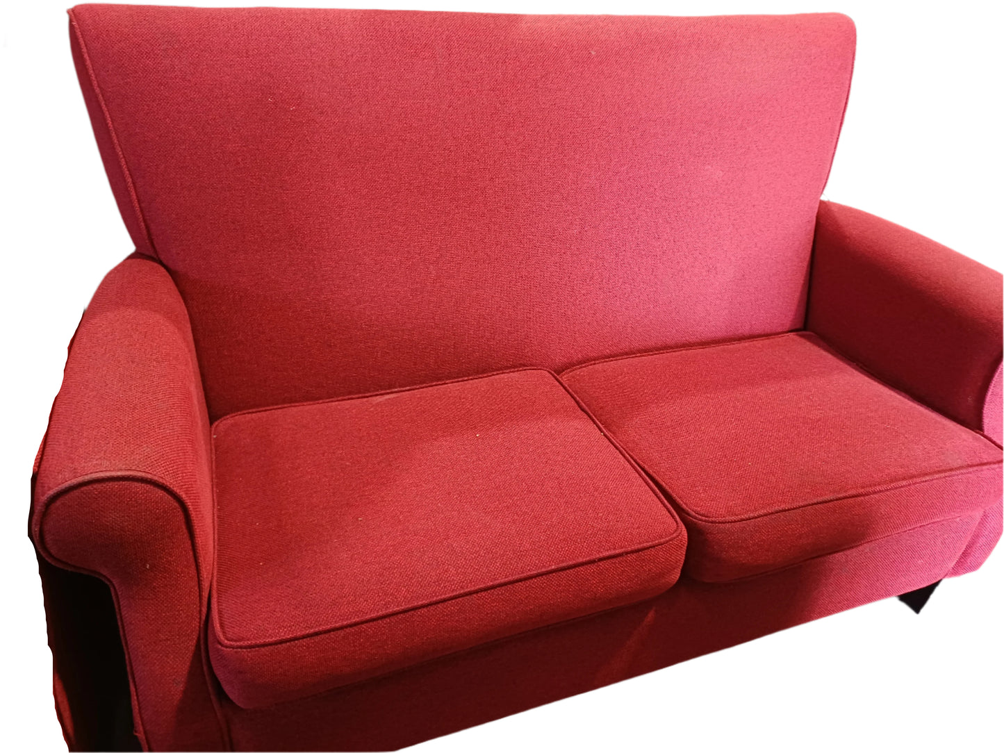 Red 2 seater couch