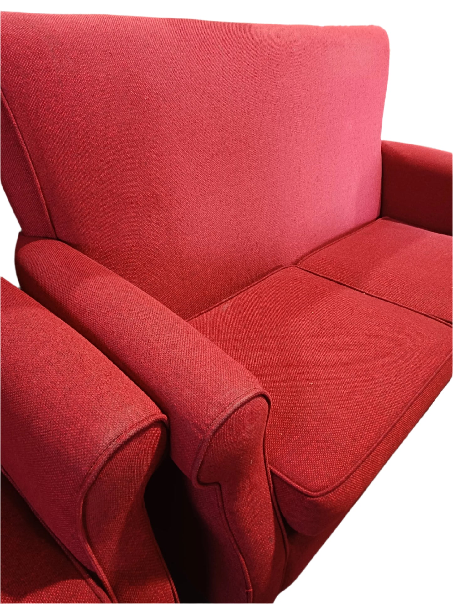 Red 2 seater couch