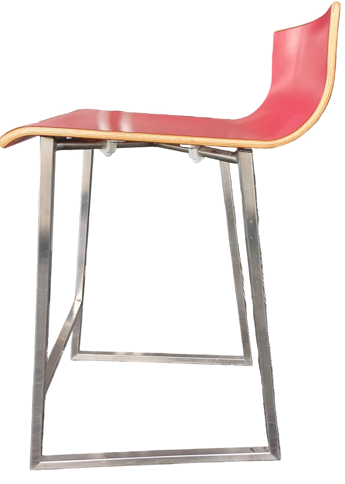 Short Red Bar stool