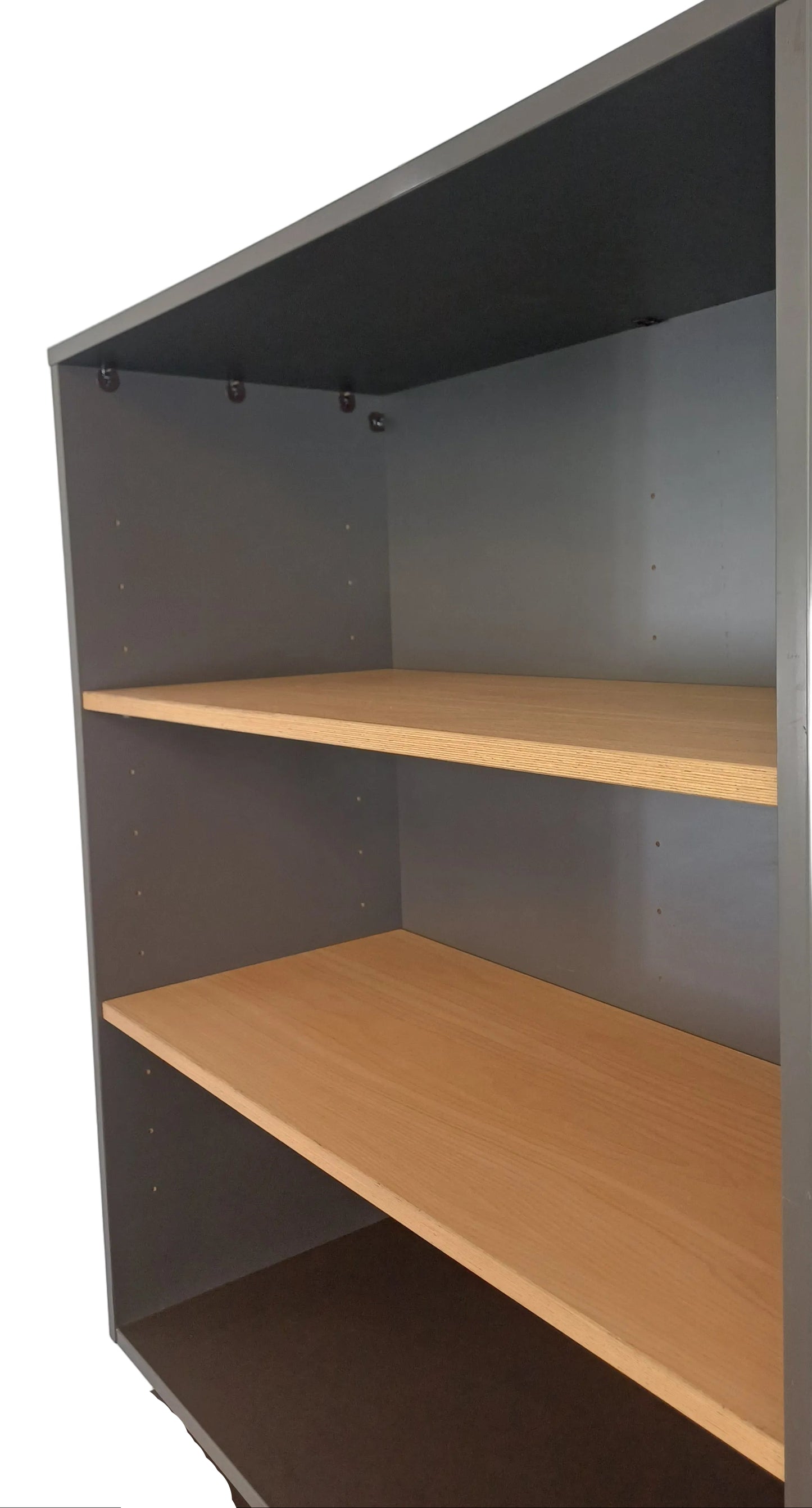 Wooden shelf - Grey and brown