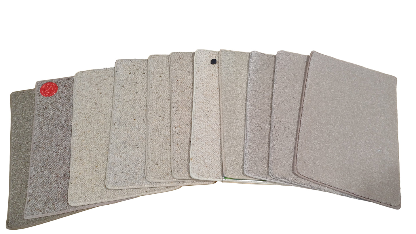 Assorted Beige Carpet Tiles - (Medium)