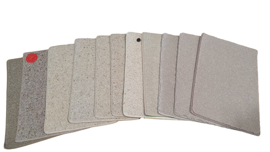 Assorted Beige Carpet Tiles - (Medium)