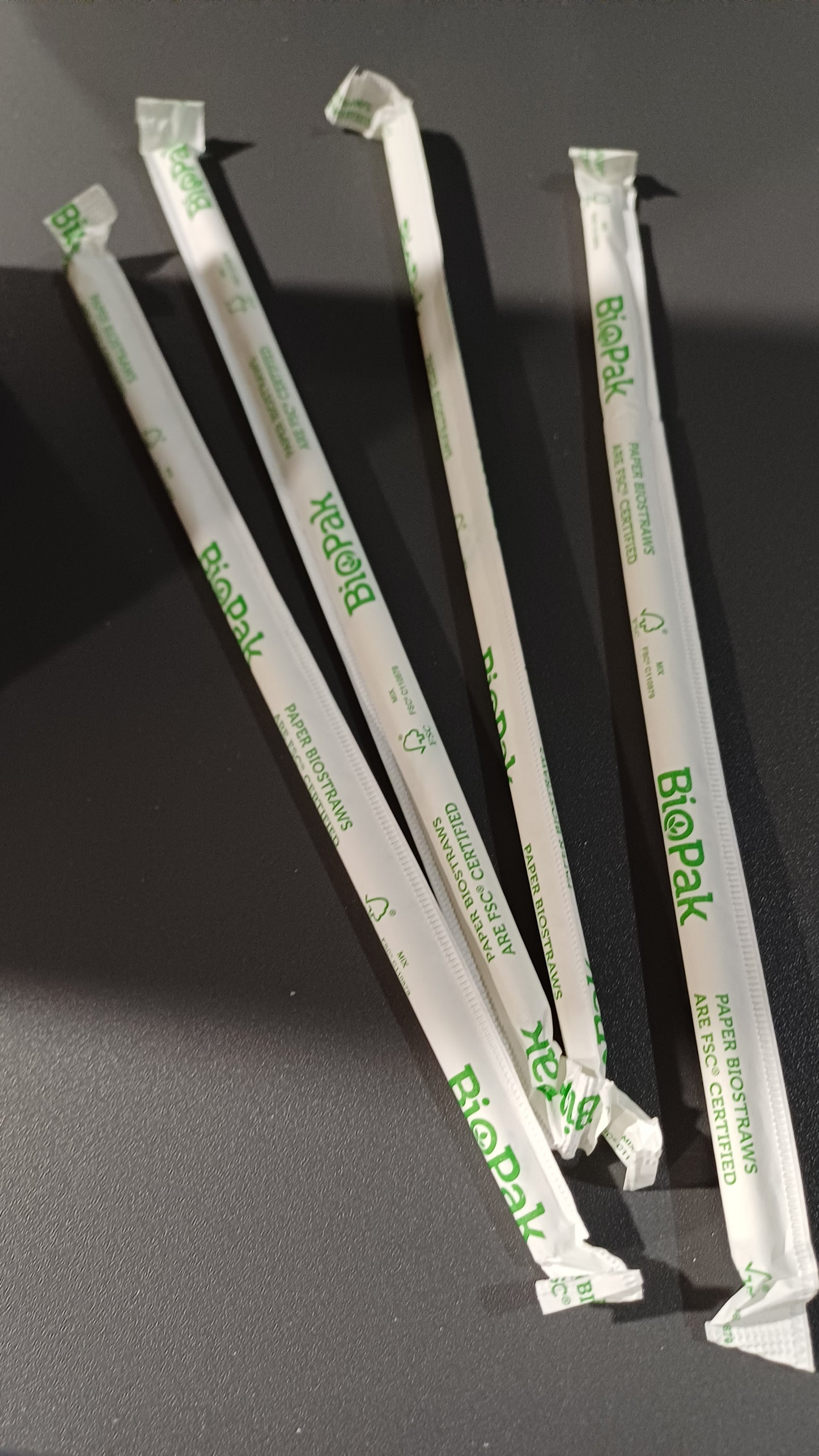 BioPak paper straws box