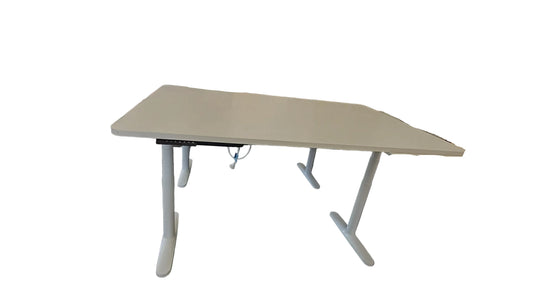 Electric white desk (Adjustable height)