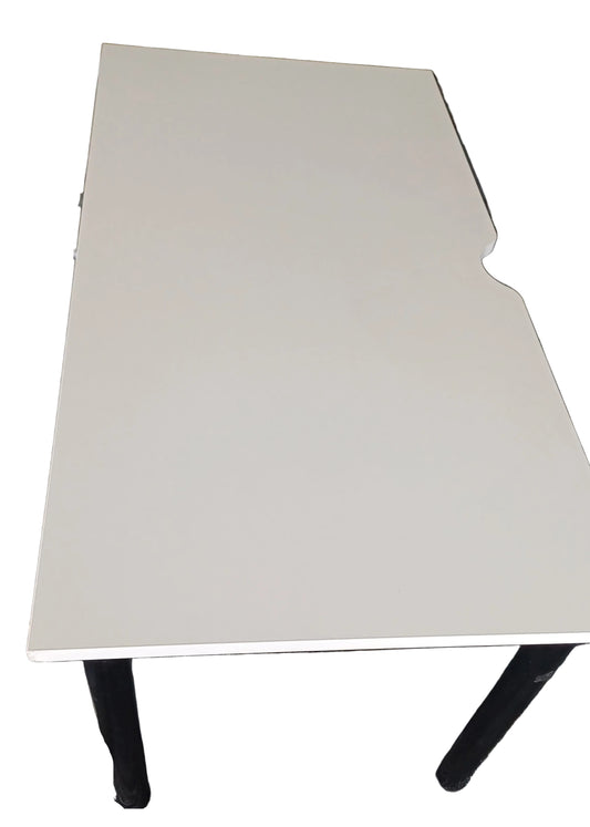 White Straight Desk 1500mm