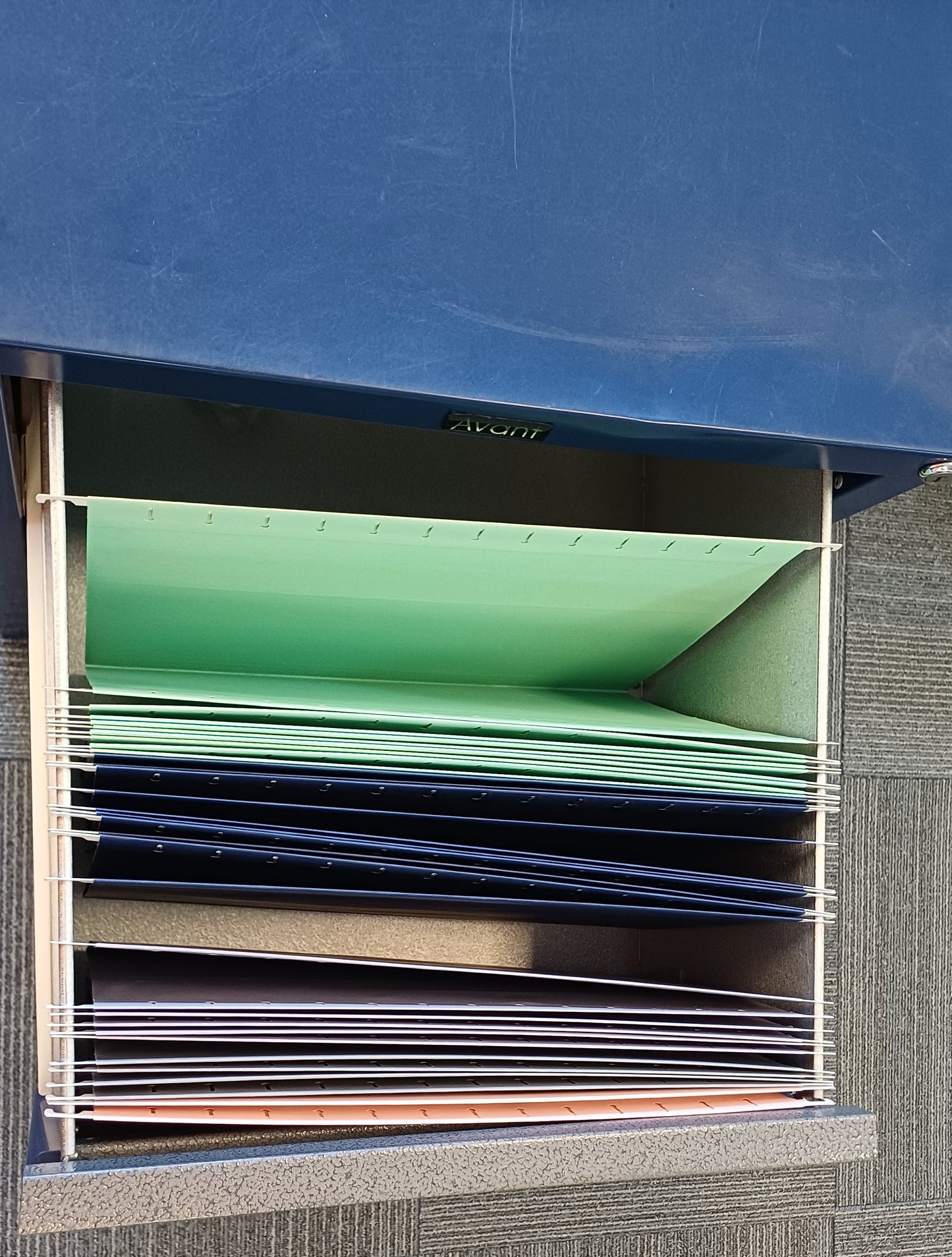Blue Filing cabinet
