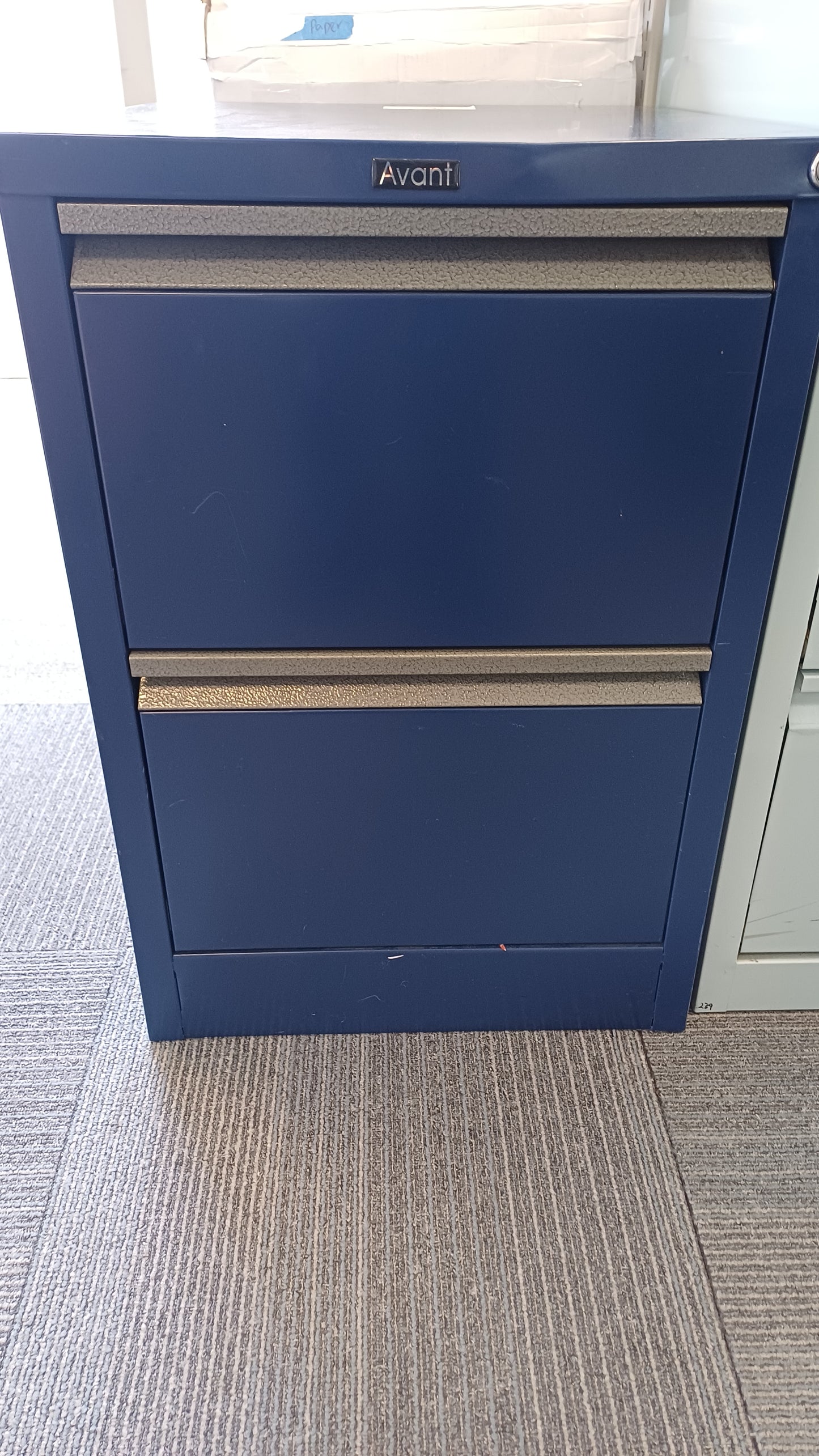 Blue Filing cabinet