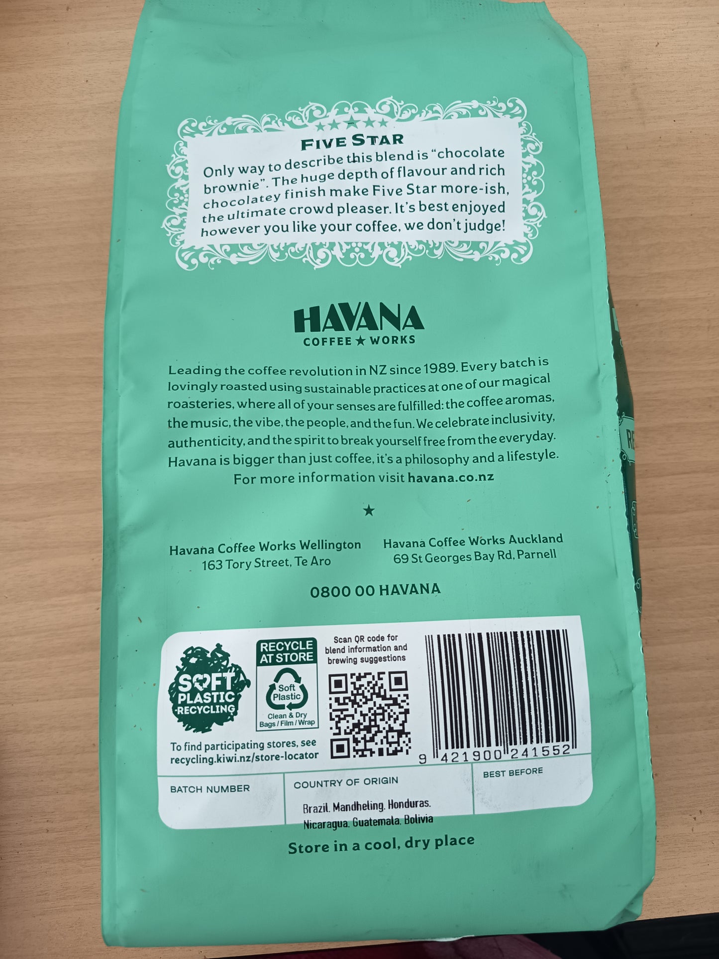 Havana five star plunger/filter coffee