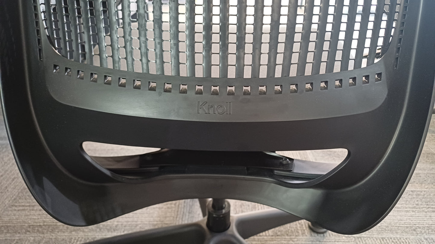 Black Knoll Office Chair 1-no wheels