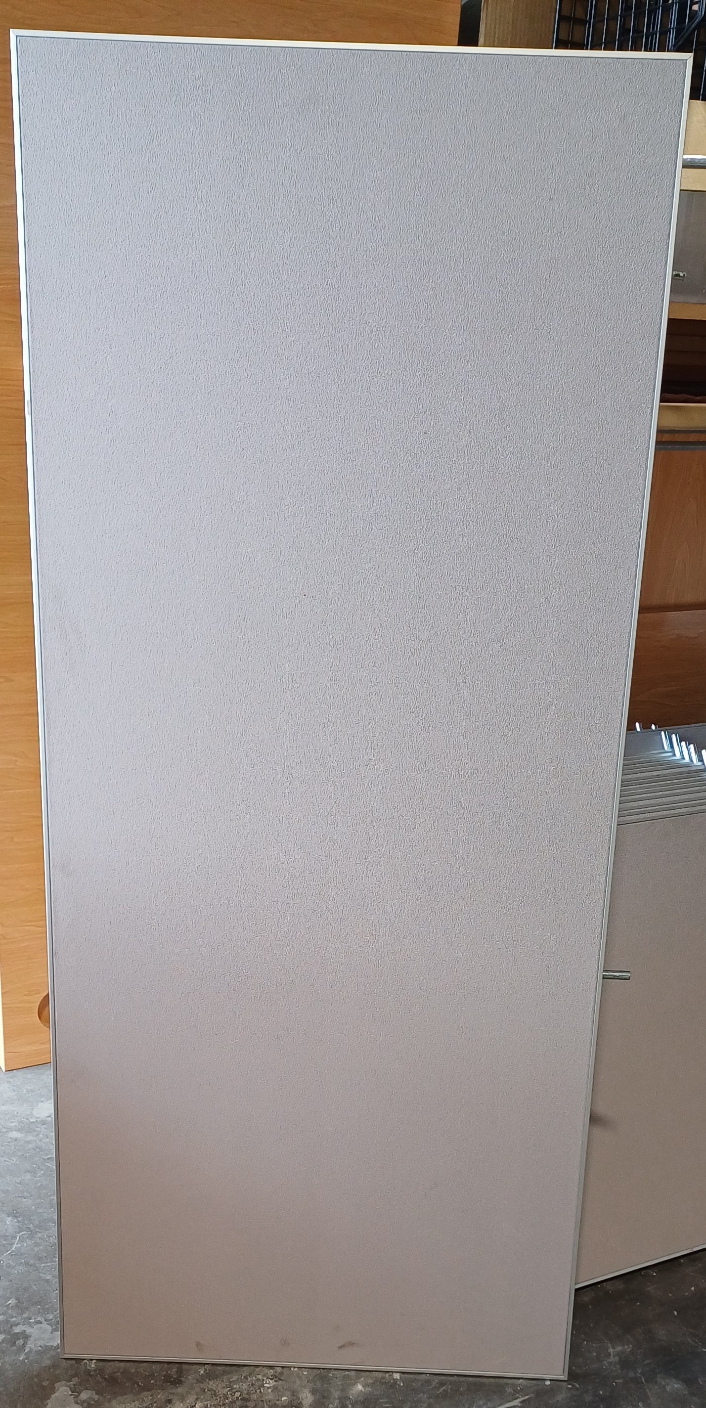 Grey office partition/room dividers