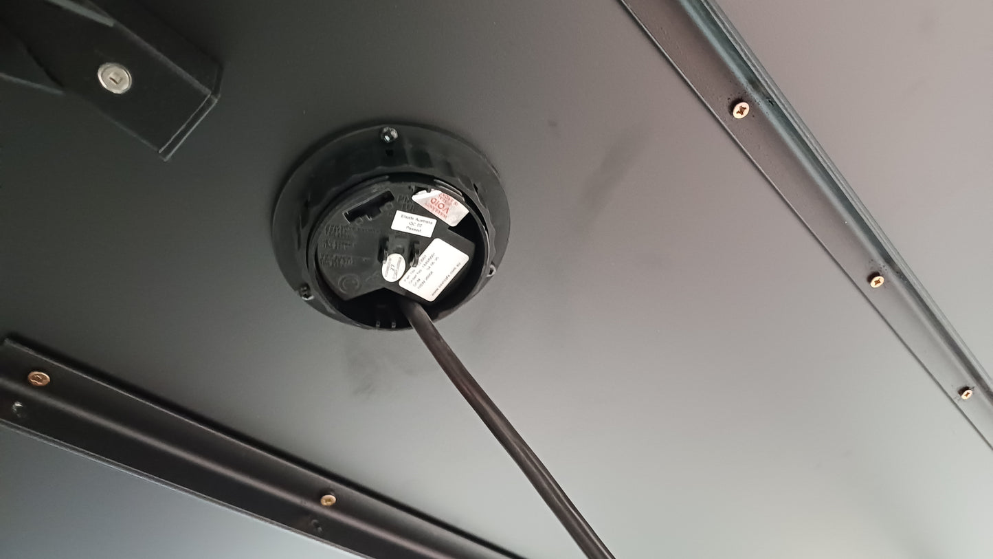 Large Black Table-with plugs